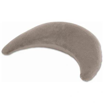 Theraline 2-in-1 Stillkissen Plüschmond 74 cm taupe